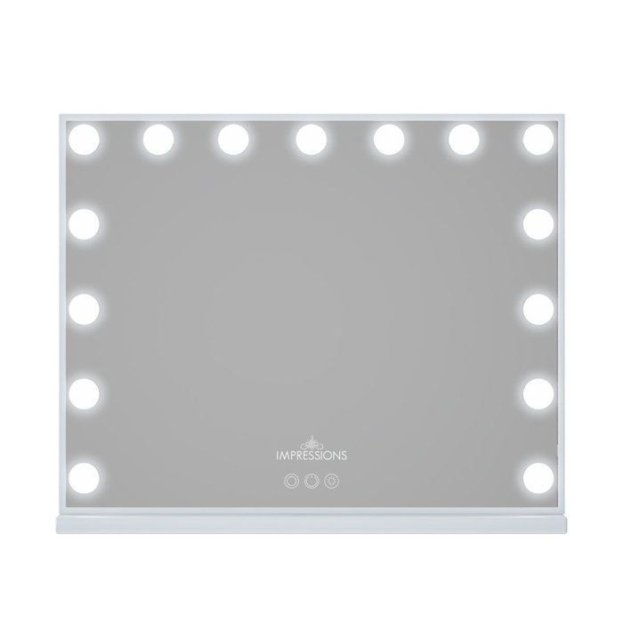IMPRESSIONS VANITY · COMPANY Hollywood Aurora Vanity Mirror with 15